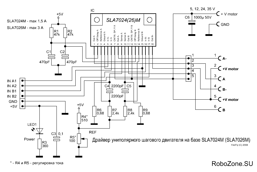 STEP/DIR контроллер на A — UT3UKU Labs
