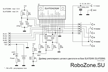 SLAM, Драйвер шагового двигателя Sanken Semiconductors купить оптом и в розницу