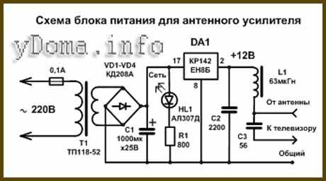 Блок питания для антенны своими руками Блок питания для антенны своими руками
