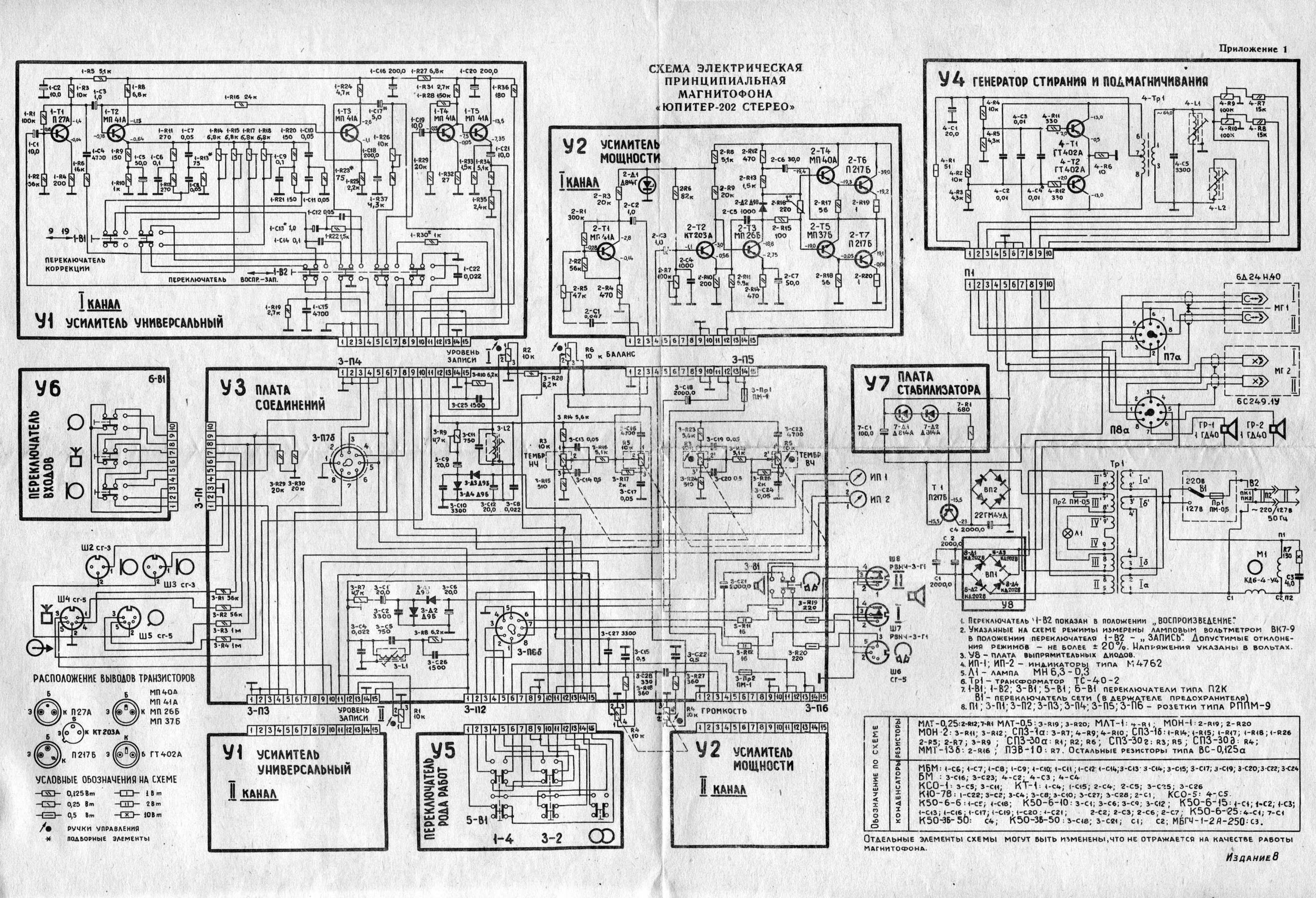 Иж 303с схема принципиальная магнитофон электрическая
