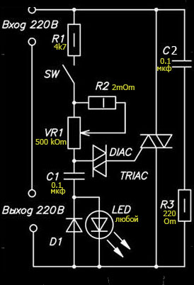 Bta16 800b характеристики схема подключения