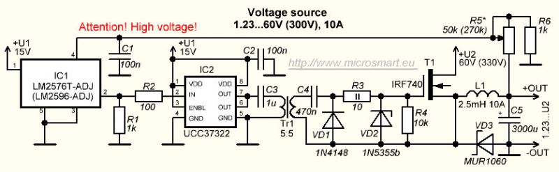 Lm2576t характеристики схема подключения