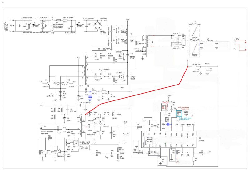 Sd6109 схема блока питания