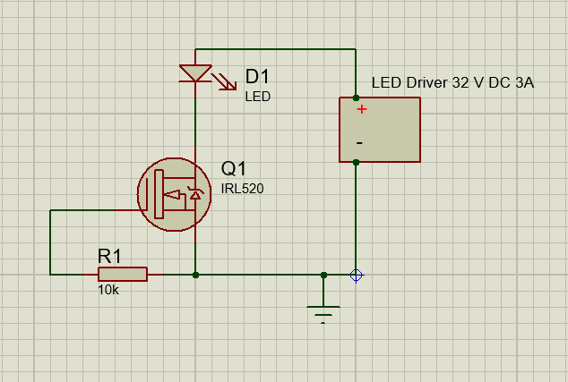 Irf520n схема включения