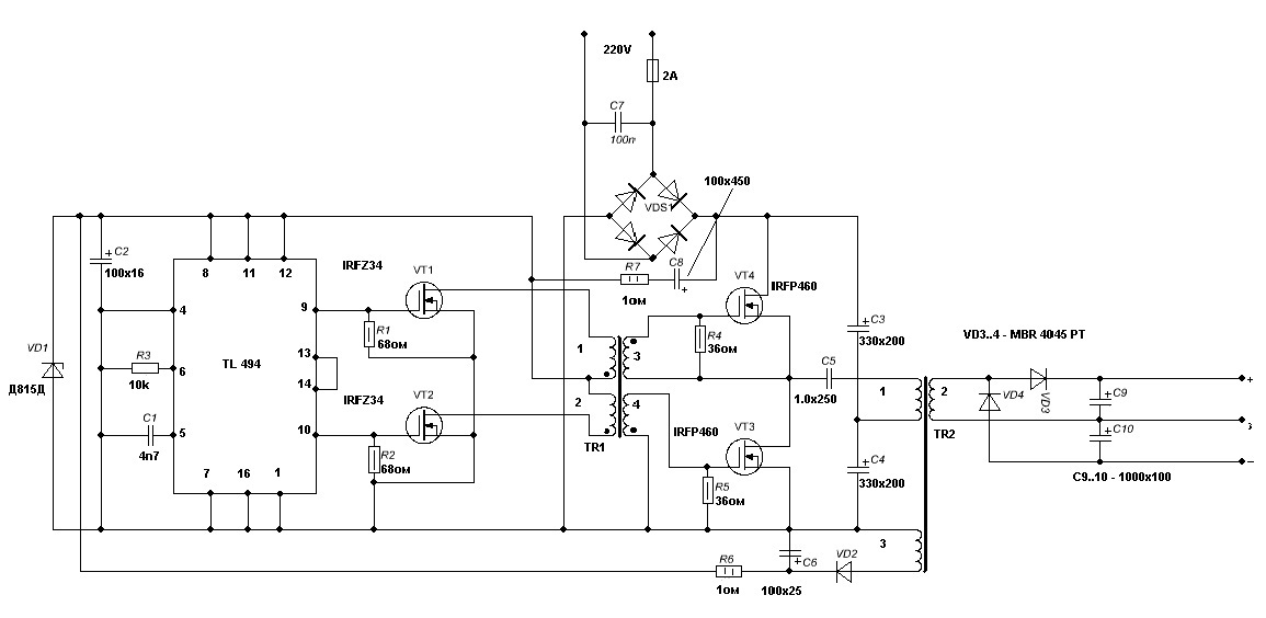 Tl6200 v6 схема