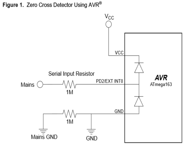 non investing zero crossing detector schematic