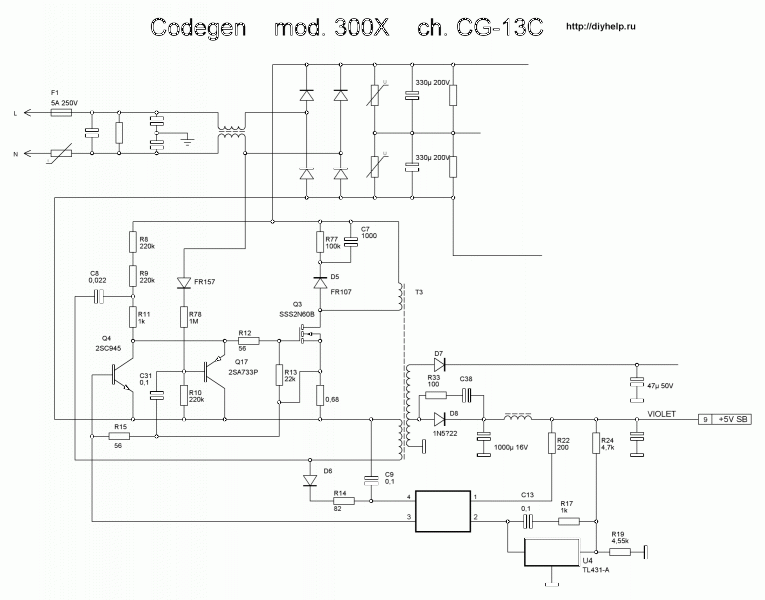 Ms34637 zc01 01 схема блока питания