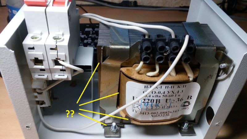 Трансформатор 220 12 схема
