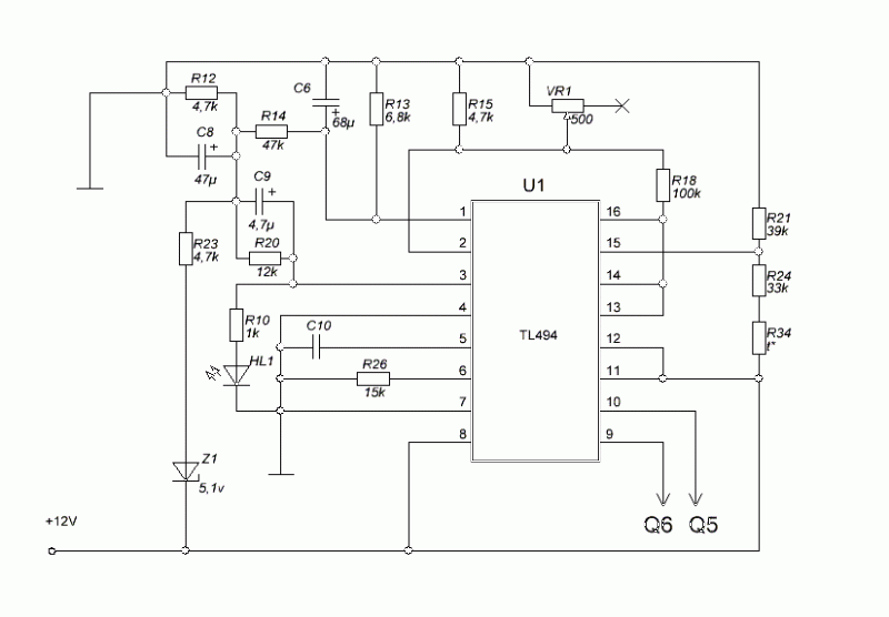 Схема итальянца tl494