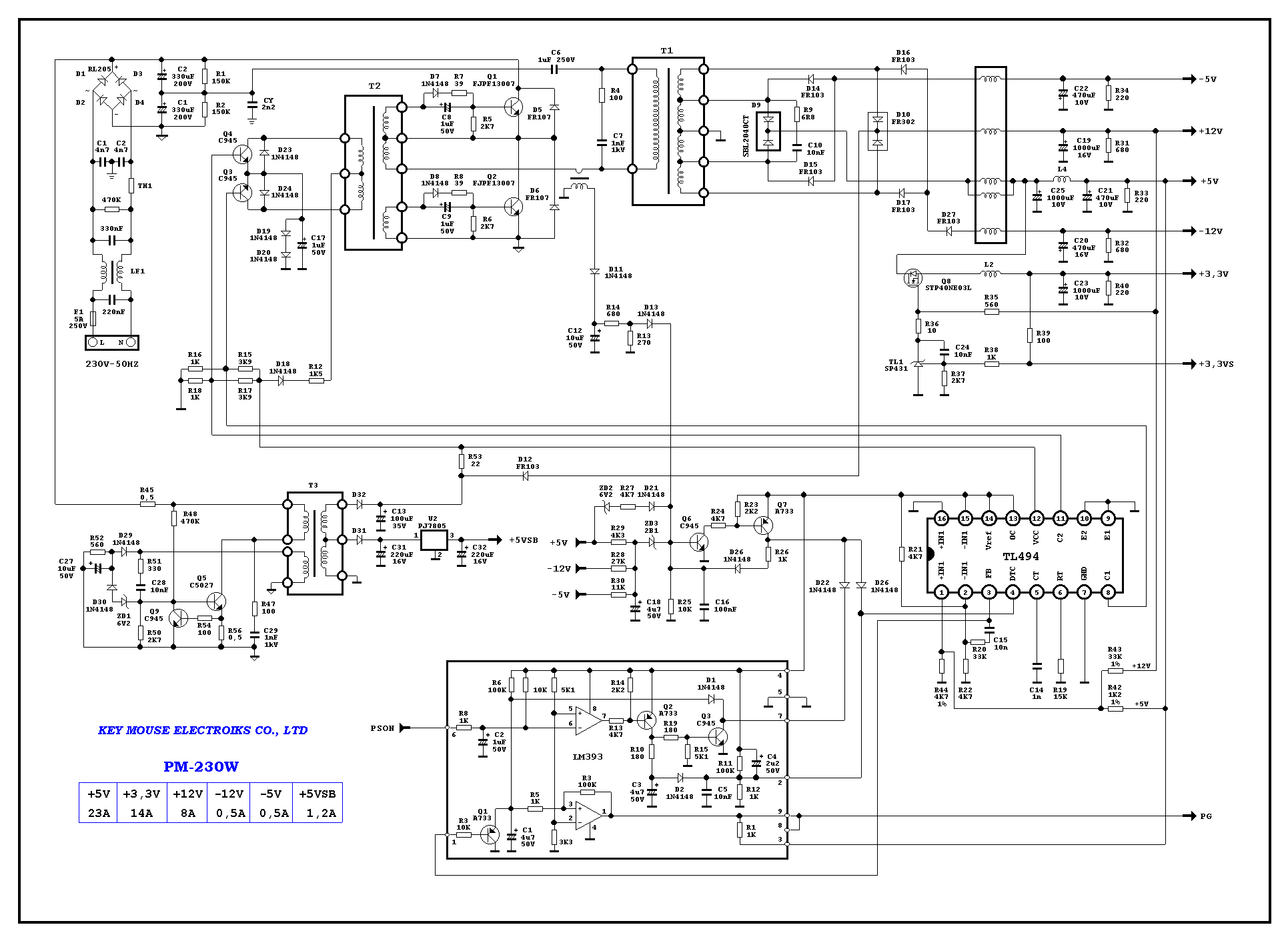 Cm6800ux схема блока питания Форум РадиоКот * Просмотр темы - Ремонт БП PM-230 (KA7500/LM393), нужна помощь