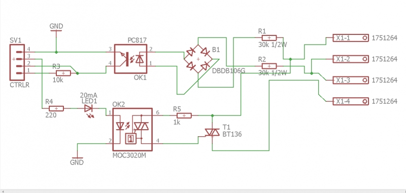 Мос3023 схема включения