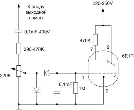 6е3п схема включения