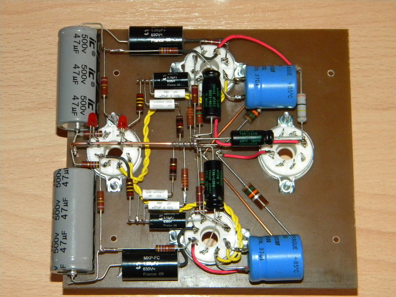 Ламповый усилитель. Доработка готовой платы и изменение схемы.