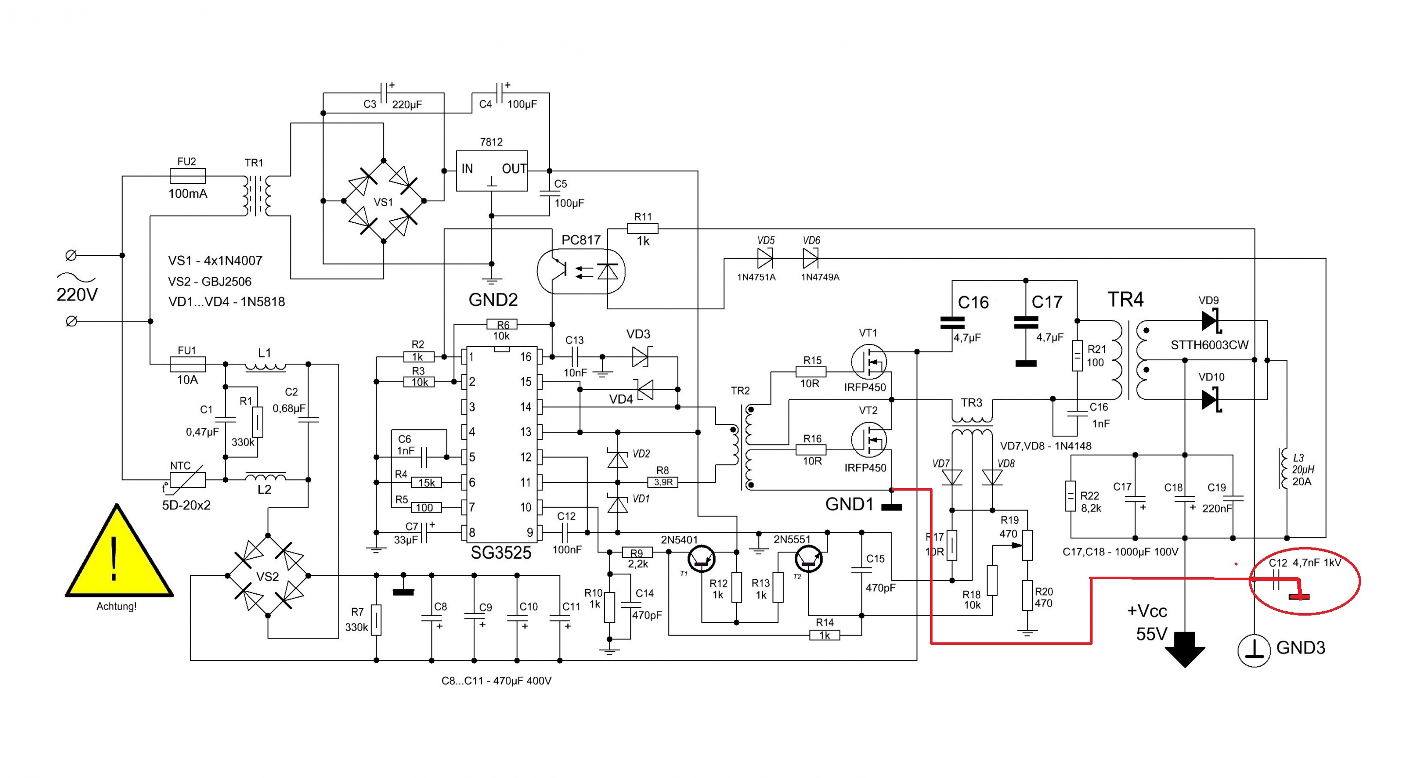 Dp2525 схема включения