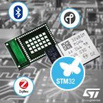 Радиомодуль STM32WB5MMG для работы в сетях ZigBee, BLE и OpenThread в Компэл