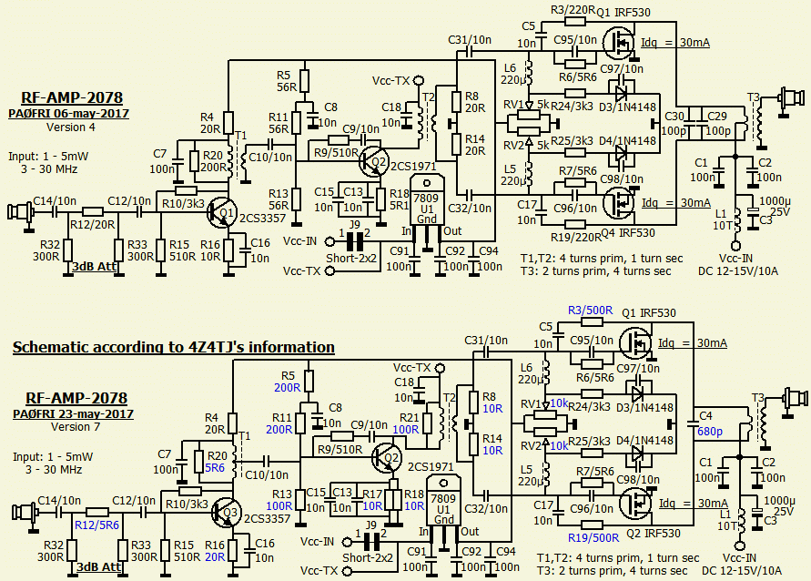 Схемы на irf530