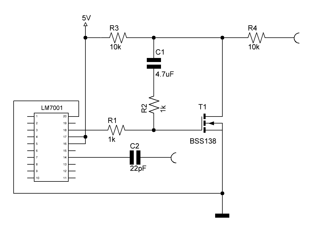 Lm7001 схема включения