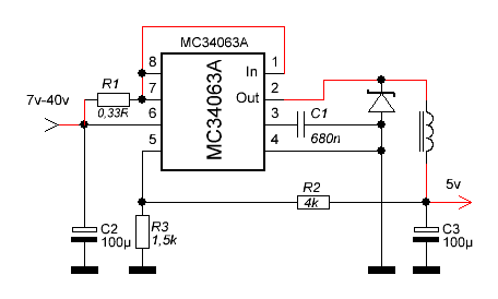 Mc34018g схема включения