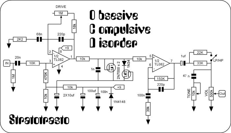Ocd fulltone схема