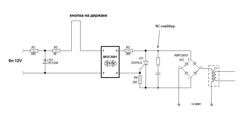 Tlp3043 схема включения