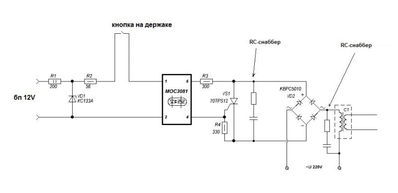 Варистор в схеме блока питания