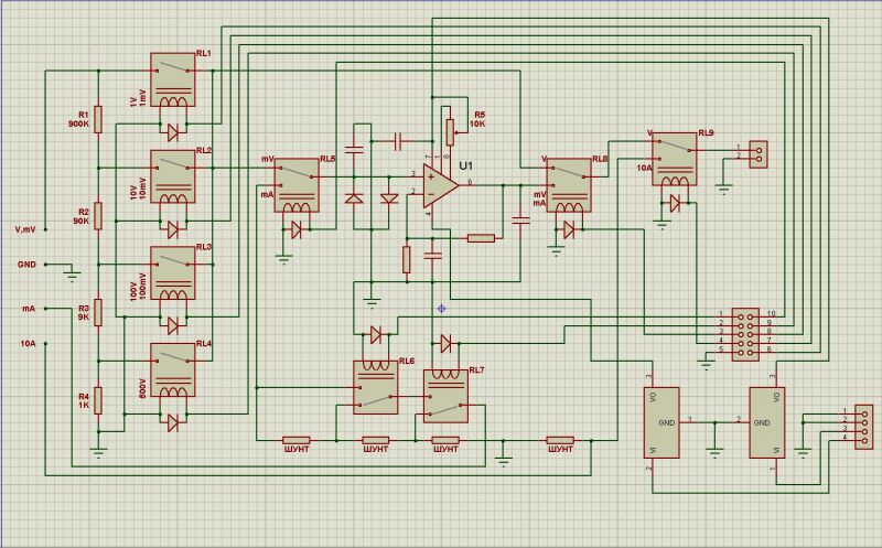 Щ304 1 схема электрическая принципиальная