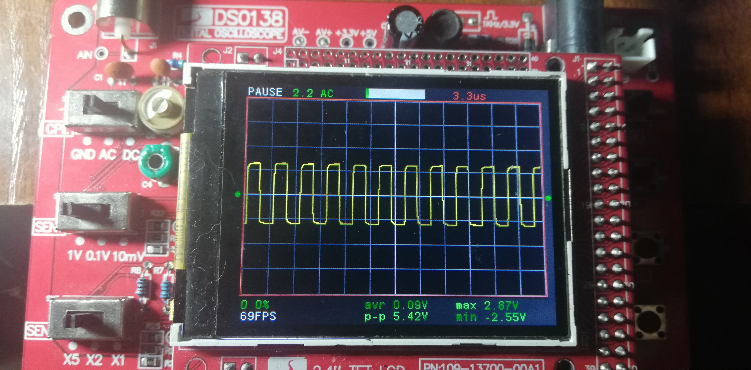 Осциллограф на stm32f103c8t6