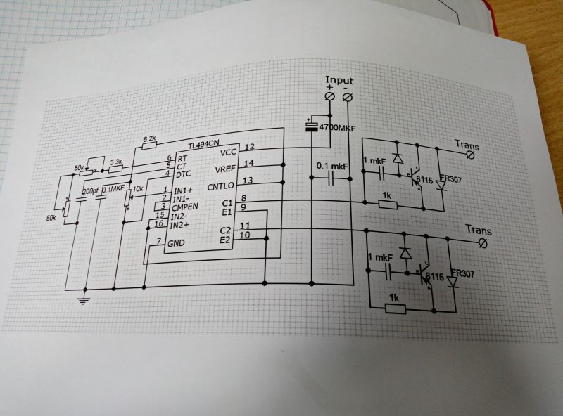 Tl494 datasheet схема