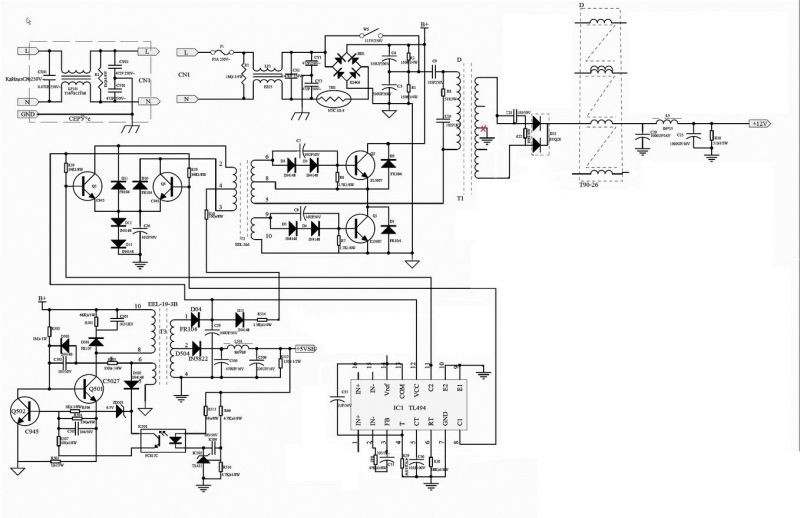 Форум РадиоКот * Просмотр темы - Переделка БП PowerMan FSP-235 в лабораторный