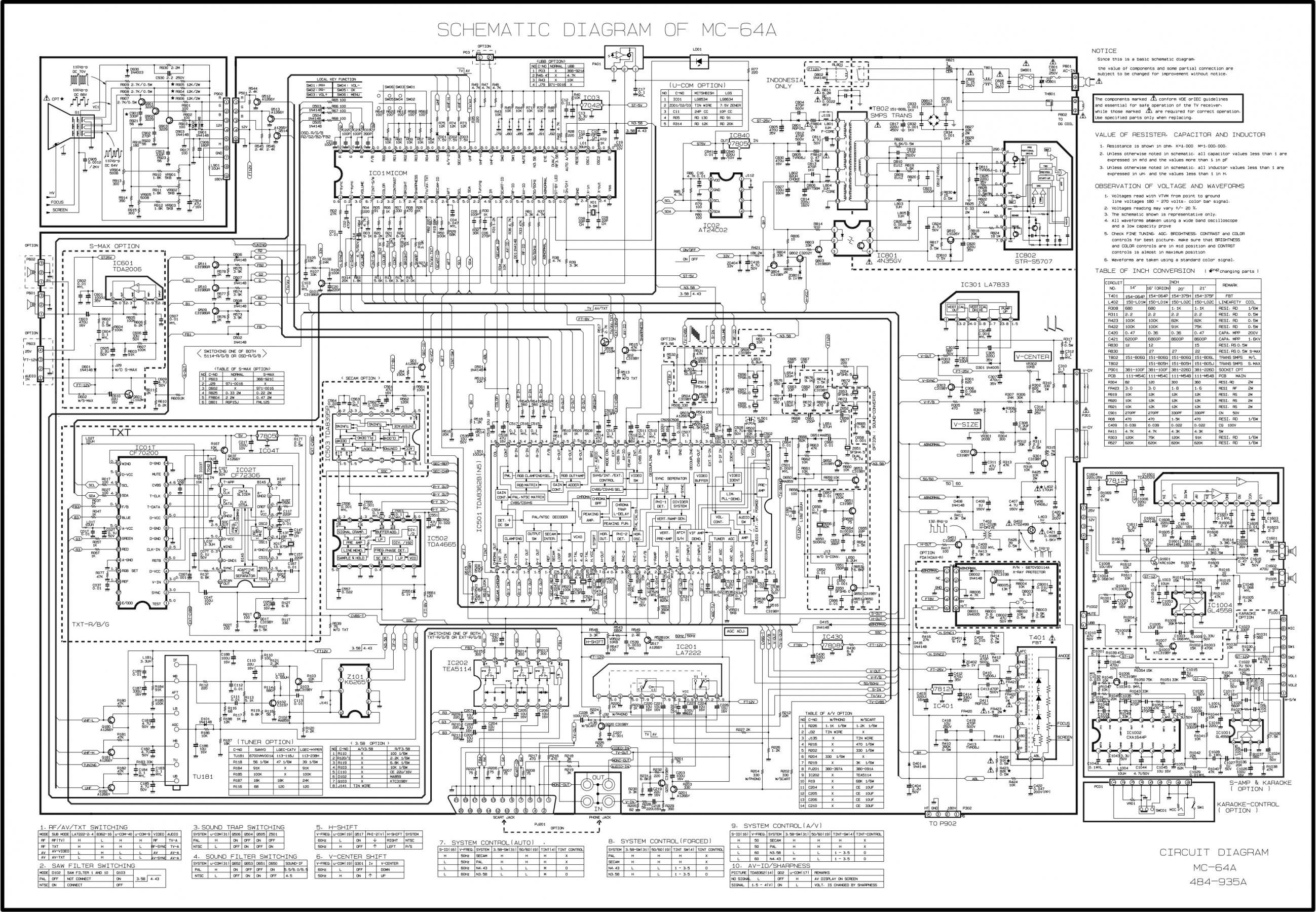 Lg cf 21d70k схема