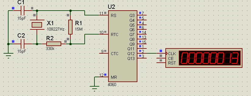 4060 какое питание. Кварцевый резонатор Протеус. Кварцевый Генератор на cd4060. Cd4060 Proteus. Proteus кварцевый резонатор.