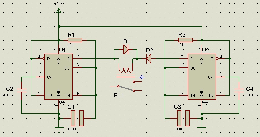 Одновибратор на ne555 схема
