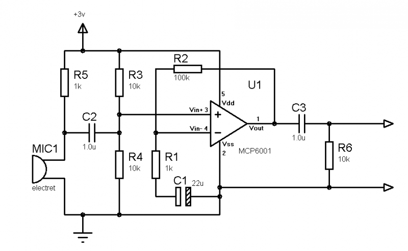 Lm358 предварительный усилитель схема