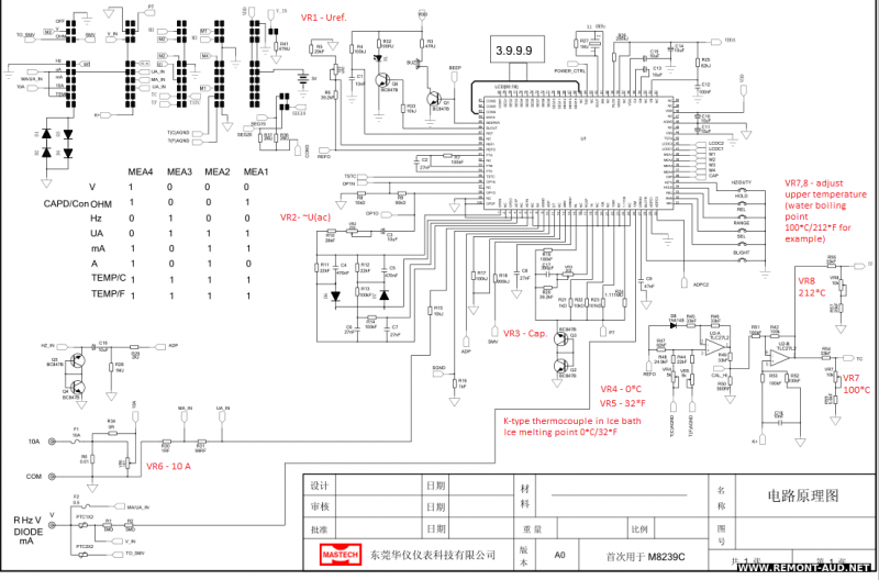 Mastech ms6231 схема