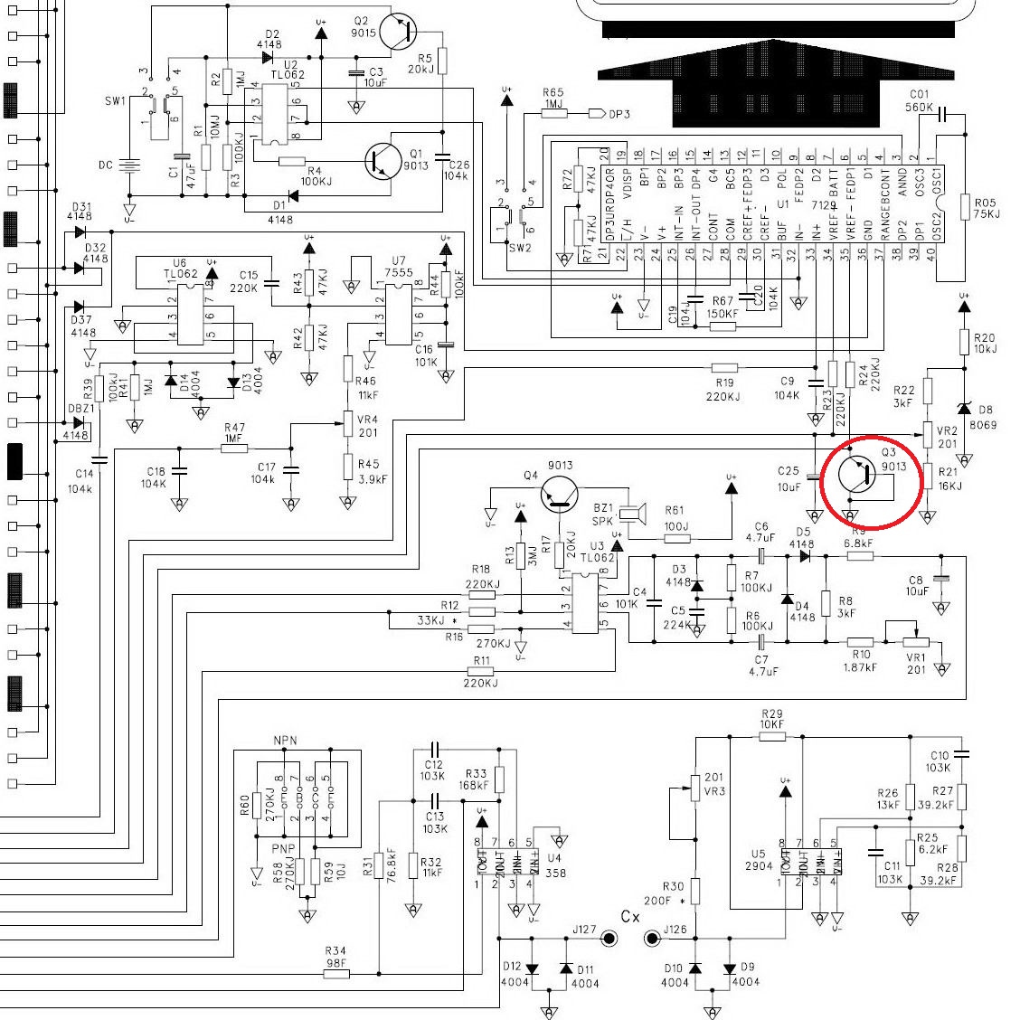 Mastech my64 схема принципиальная