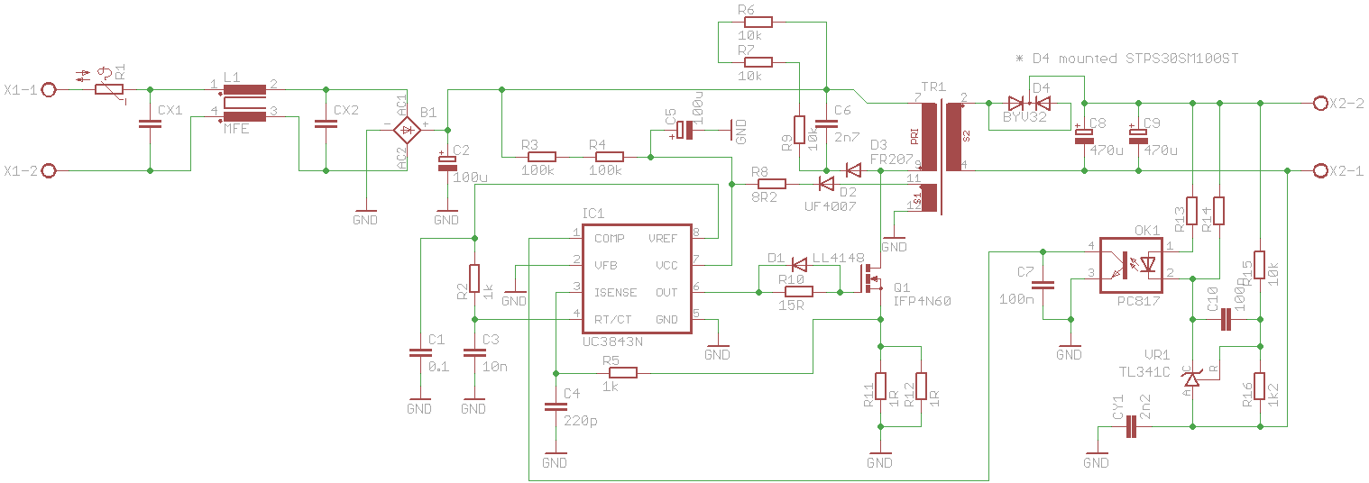 Ld7576gs схема включения