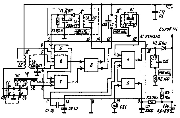 К174ха6 приемник схема