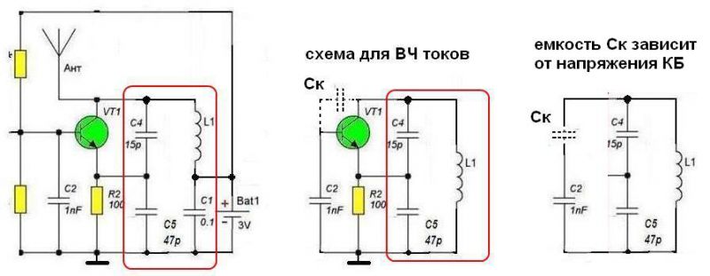 Схема генератор колпитца