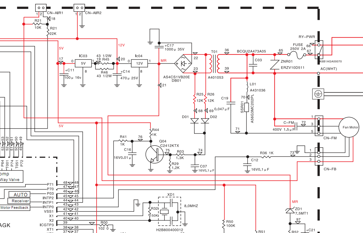 Whirlpool l2524 схема подключения