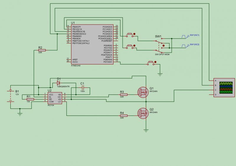 Ir2104 схема включения и описание