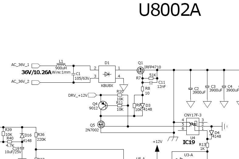 8002a усилитель схема включения