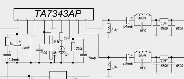 Ta7343ap схема включения