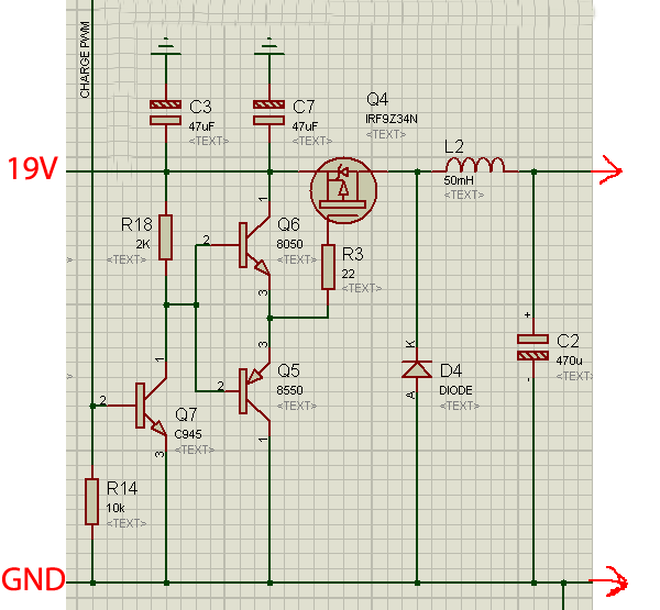 Драйвер верхнего плеча mosfet на транзисторах схема