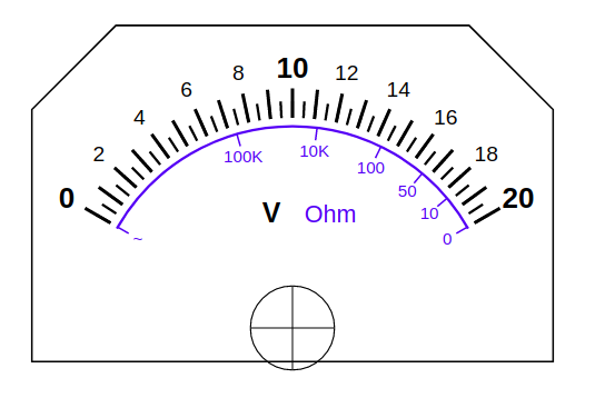 Шкала вольтметра рисунок
