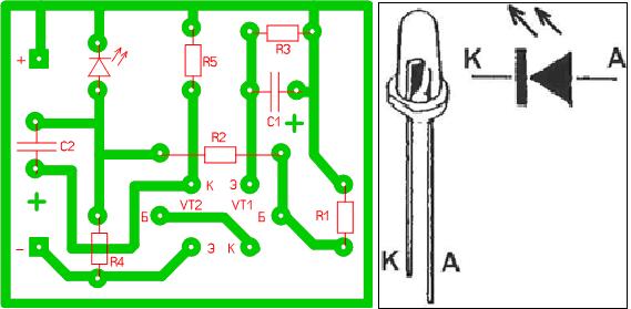 Мультивибратор схема для платы