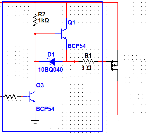 Драйвер верхнего плеча mosfet на транзисторах схема