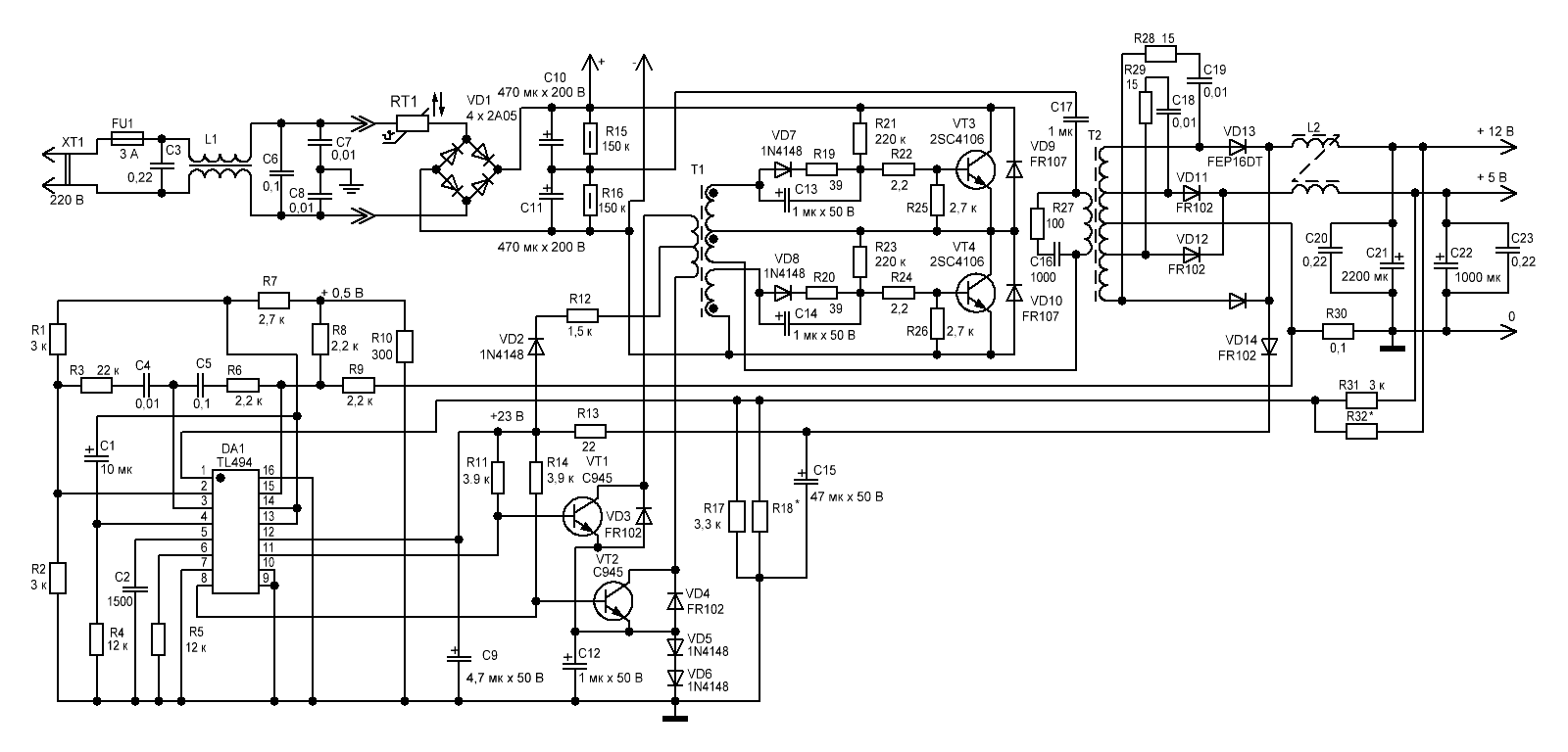 Tl p04msv13 схема