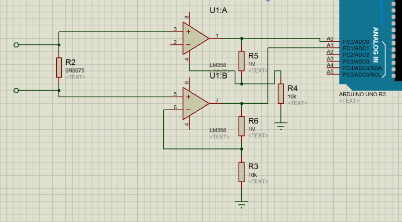 Вольтметр переменного тока на ардуино схема. Амперметр ардуино lm358. Измерение тока и напряжения на ардуино. Усилитель шунта на lm358.