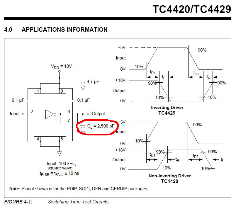 Tc4420 схема включения