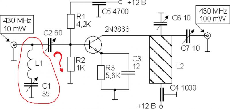 Антенный усилитель на 433 мгц схема